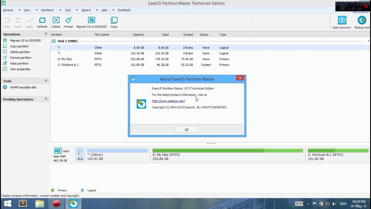 Easeus partition master full version
